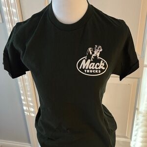 Mack Trucks Black Short Sleeve Tee for Men